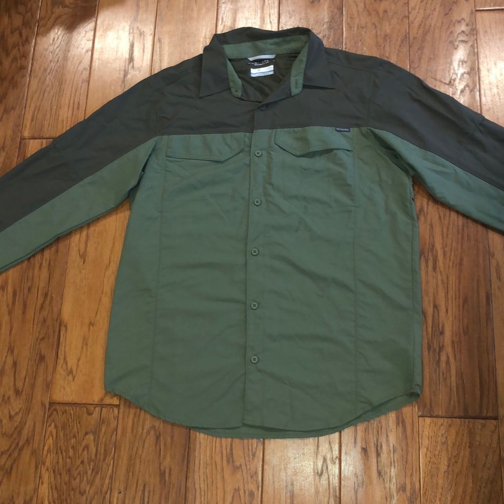 Columbia button down, fishing shirt